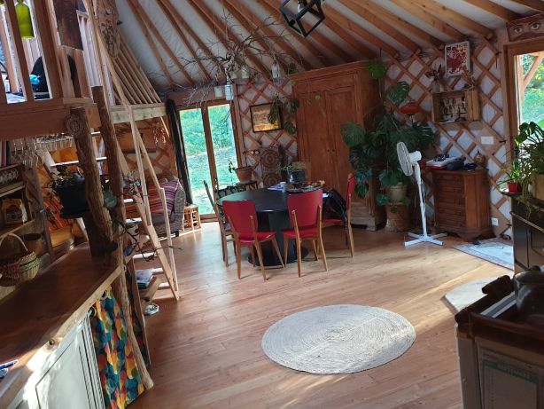 YourteConnect - Yourte avec Mezzanine et Bardage bois - 2