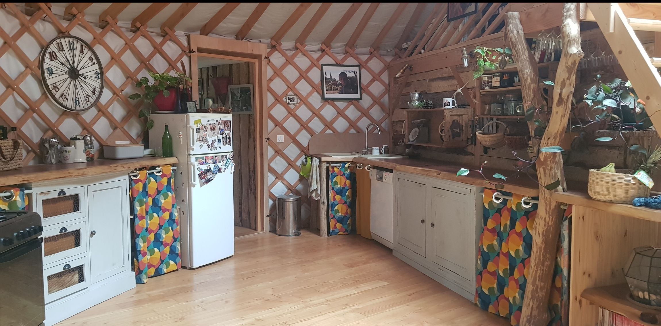 YourteConnect - Yourte avec Mezzanine et Bardage bois - 3