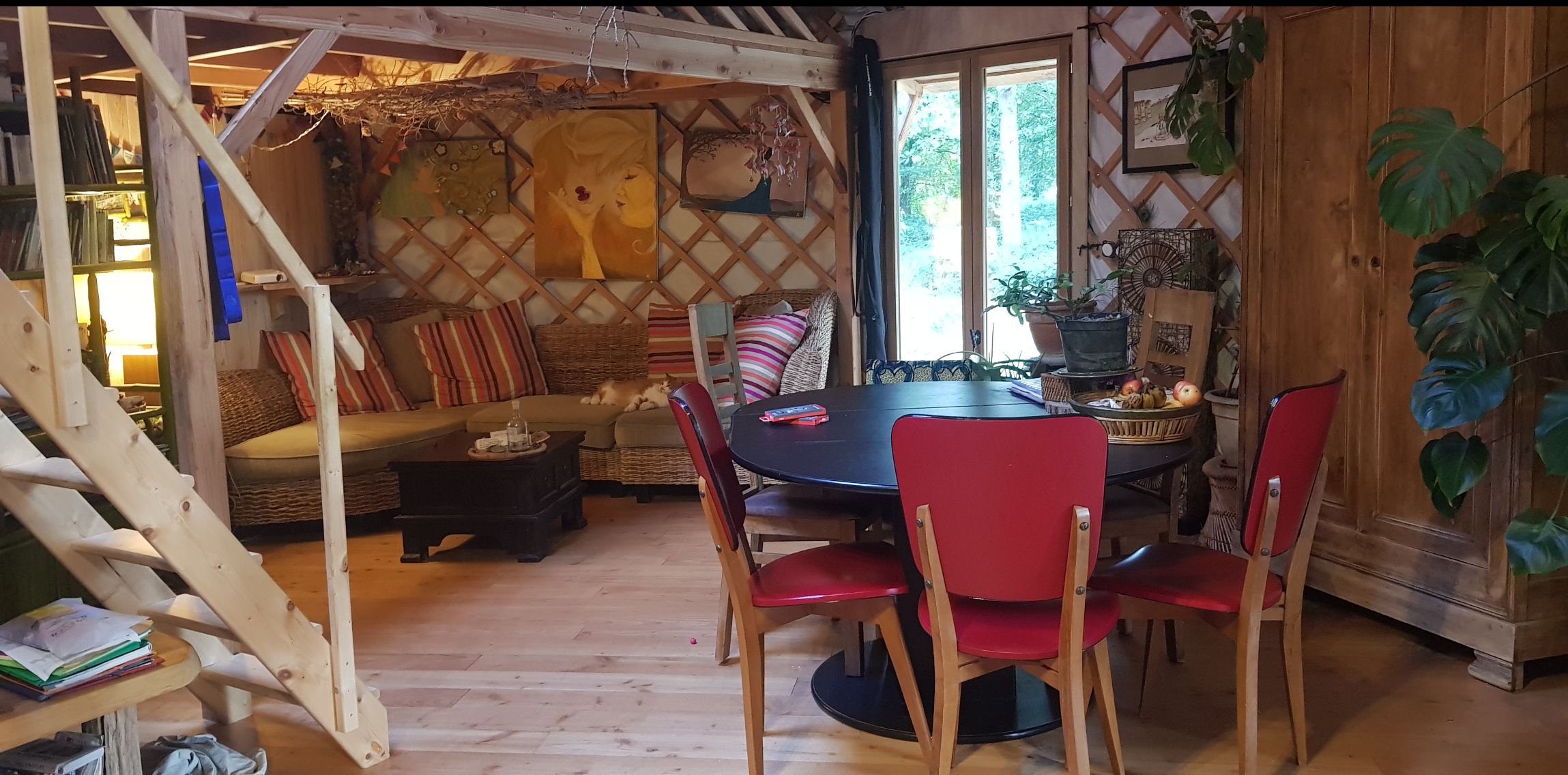 YourteConnect - Yourte avec Mezzanine et Bardage bois - 4