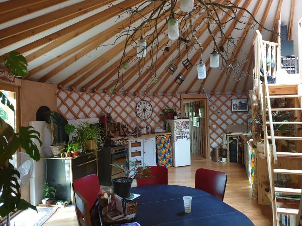 YourteConnect - Yourte avec Mezzanine et Bardage bois - 5